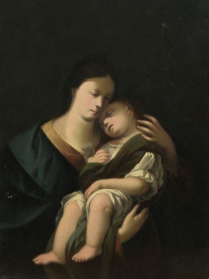null Ecole du XIXè siècle


Vierge à l'enfant


Huile sur toile.


49 x 37 cm