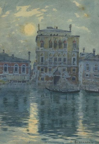 null Carlo BRANCACCIO (1861-1920)


Vue de Venise, palais Cavalli Franchetti (?)


Aquarelle...