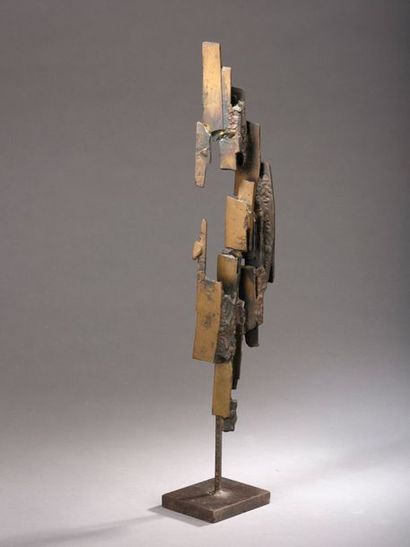 null Michel GUINO (1926-2013)


Sans titre, 1959


Bronze à patine brune signé et...