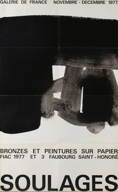 Pierre SOULAGES (né en 1929) 
Affiche pour...