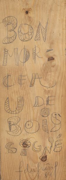 null François DUFRESNE (1930-1982)


Sans titre, 1981


Crayon sur panneau de bois...
