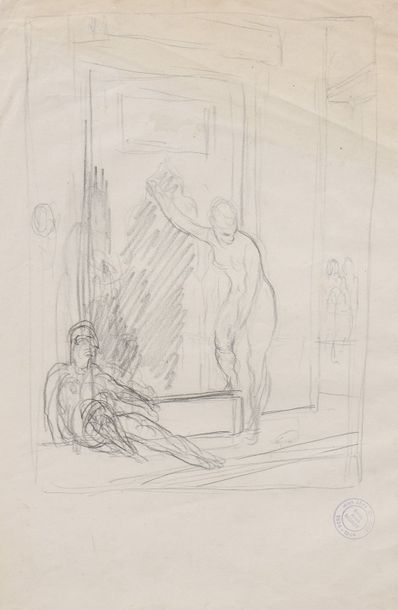 null Jean-Léon GERÔME (1824-1904)


Baigneuse au harem


Crayon sur papier.


Porte...