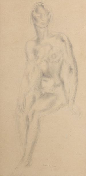 null Marcelle CAHN (1895-1981)


Nu assis


Crayon.


Signé en bas au centre.


39...