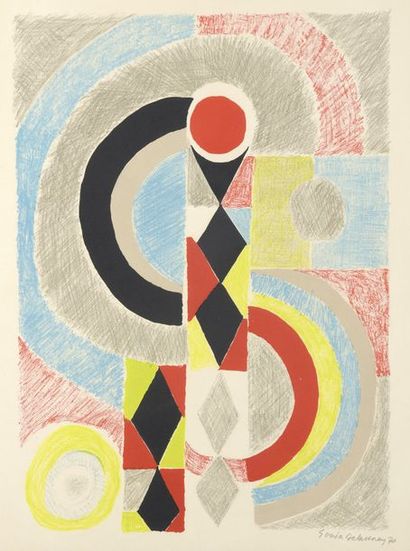 null Sonia DELAUNAY (1885-1979)


Cercles losanges et spirales, 1970


Lithographie...