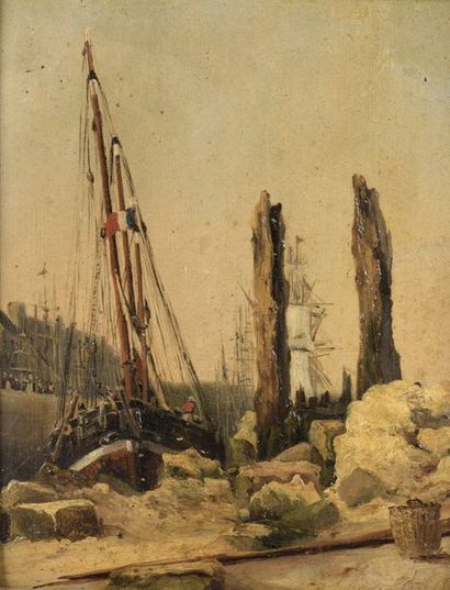null École FRANCAISE, 1834


Vue du port du Havre


Carton.


Situé et daté en bas...