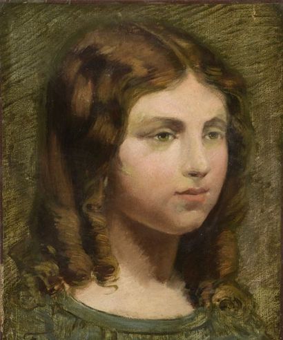 null École du XIXe siècle 


Portrait d’enfant aux cheveux roux


Huile sur papier...