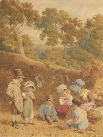 null Robert HILLS (Islington 1769 - Londres 1844)


Jeux d’enfants à la campagne


Enfants...