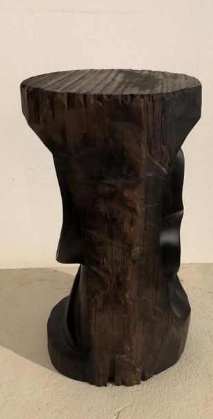 null Alexandre NOLL (1890-1970) dans le goût de
Sculpture en bois, taille directe,...