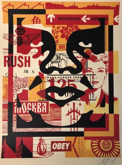 null SHEPARD FAIREY (1970)
Obey - Fragile - Station to Station, 2018
Trois sérigraphies...