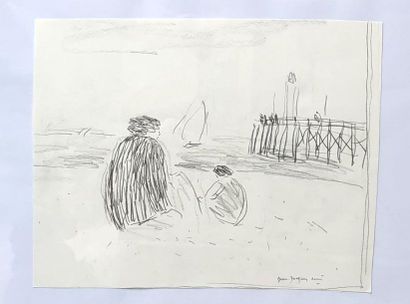 null Jean-Jacques RENÉ (1943)
Ensemble de trois dessins au crayon sur papier, signés
-...