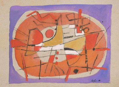 null Carlos CARNERO (1922-1980)


Lot d'environ 5 dessins dans l'esprit de Klee.


Diverses...