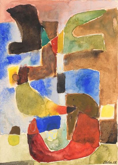 null Carlos CARNERO (1922-1980)


Lot d'environ 4 dessins dans l'esprit de Klee.


Diverses...
