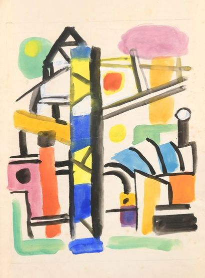null Carlos CARNERO (1922-1980)


Lot d'environ 5 dessins dans l'esprit de Klee.


Diverses...