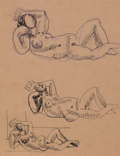 null Carlos CARNERO (1922-1980)


Lot d'environ 33 dessins réalisés dans l'atelier...