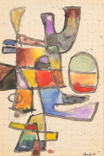 null Carlos CARNERO (1922-1980)


Lot d'environ 20 dessins dans l'esprit de Klee,...