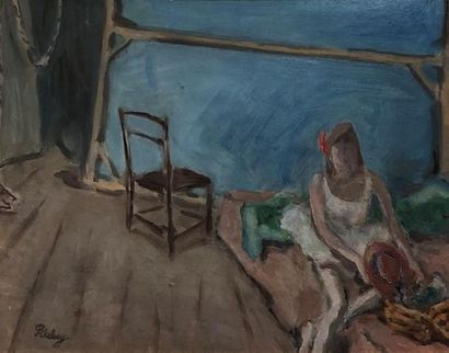 null Robert PIKELNY (1904-1986)
Scène d'atelier
Huile sur isorel, signé en bas à...