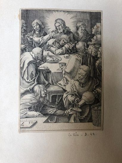 null Album de gravures d'après Lucas de Leyde