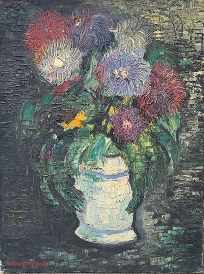null Antoon KRUYSEN (1898-1977)
Bouquet de fleurs
Huile sur toile signée en bas à...
