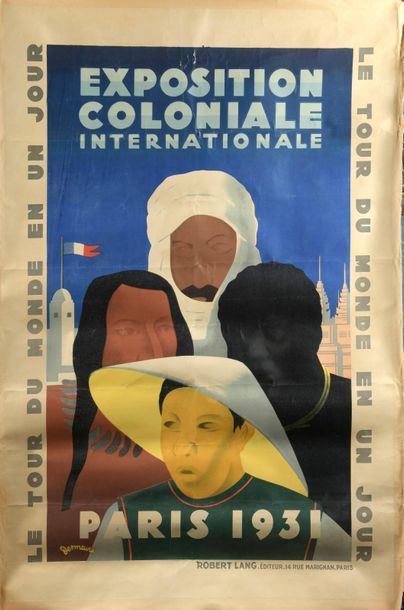 Affiche pour l'Exposition Coloniale Internationale...