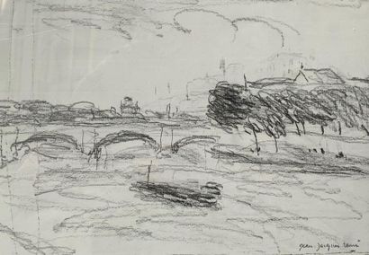 null Jean-Jacques RENE (1943)
Le pont de la Concorde
Crayon signé en bas à droite
22...