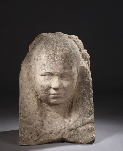 null Alphonse GREBEL (1885-1968)


Tête de femme asiatique


Haut-relief en pierre...