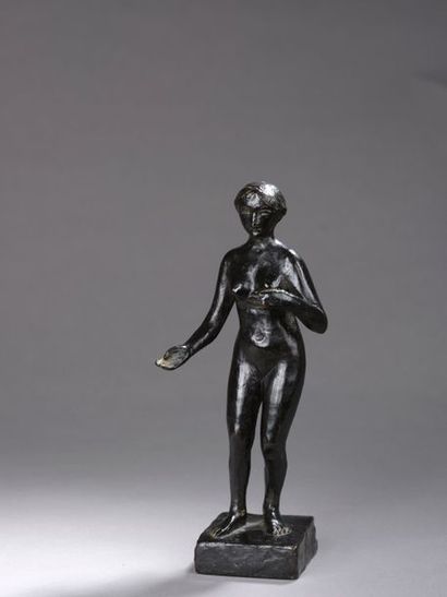 null Othon COUBINE (1883-1969)


Nu féminin


Bronze à patine brun foncé.


Signé...