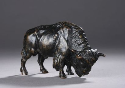 null EUROPE ou ÉTATS-UNIS, XIXe-XXe siècles


Bison


Épreuve en bronze à patine...