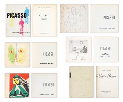  Pablo PICASSO (1881-1973), d’après Réunion de 6 ouvrages : - A Pablo Picasso - 1944... Gazette Drouot