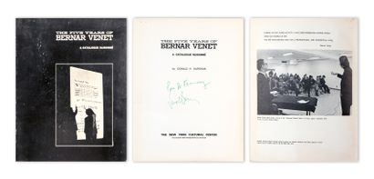  Bernar VENET (né en 1941) The Five Years of Bernar Venet - 1971 Textes de Donald... Gazette Drouot