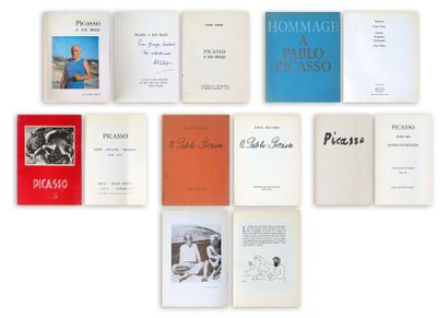  Pablo PICASSO (1881-1973), d’après Réunion de 4 ouvrages : - Hommage à Pablo Picasso... Gazette Drouot