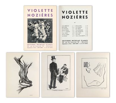  SURRÉALISME. Violette Nozières - 1933. Textes d’André BRETON, René CHAR, Paul ELUARD,... Gazette Drouot
