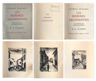 Maurice de VLAMINCK (1876-1958) Les Hommes Abandonnés - 1927 Textes de Georges DUHAMEL... Gazette Drouot