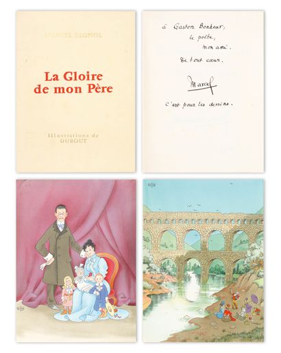  Albert DUBOUT (1905-1976) La Gloire de mon Père - 1958 Textes de Marcel PAGNOL Éditions... Gazette Drouot