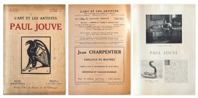  Paul JOUVE (1878-1973) Revue d'Art de France et de l'Etranger n° 51 (19e année,... Gazette Drouot