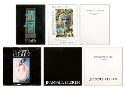  Jean-Paul CLEREN (né en 1940) Réunion de 2 ouvrages : - Jean-Paul Cleren. Huis clos... Gazette Drouot