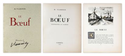  Maurice de VLAMINCK (1876-1958) Le Bœuf - 1944 Édition Corrêa Ouvrage comprenant... Gazette Drouot