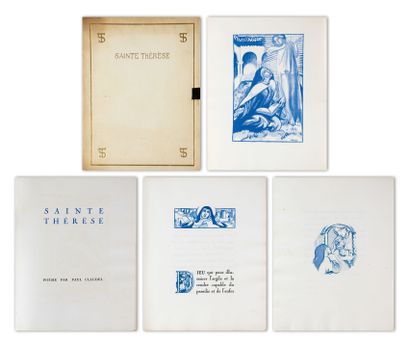  Maurice DENIS (1870-1943) Sainte Thérèse - 1916 Textes de Paul CLAUDEL Édition Librairie... Gazette Drouot