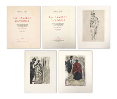  Edgar DEGAS (1834-1917). La Famille Cardinal - 1938. Textes de Ludovic HALÉVY. Édition... Gazette Drouot