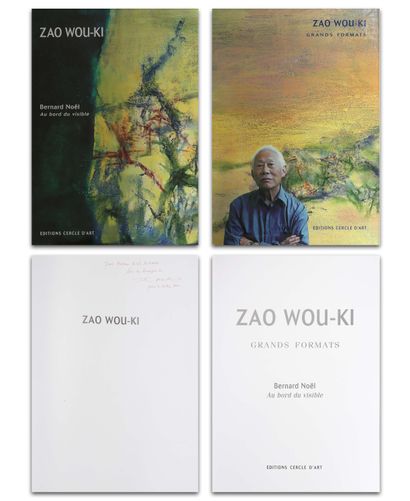  ZAO WOU KI (1921-2013). Grands formats - 2000. Textes de Bernard Noël. Le Cercle... Gazette Drouot