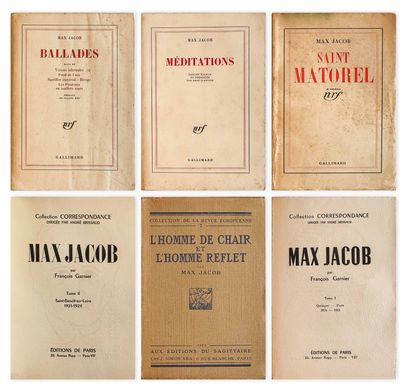 LITTÉRATURE Textes de Max JACOB Réunion de 6 ouvrages : - Saint Matorel - 1936 Éditions... Gazette Drouot