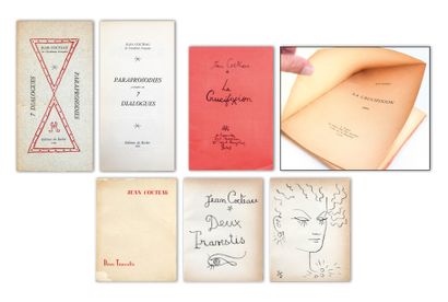  Jean COCTEAU (1889-1963) Réunion de 3 ouvrages : - Deux travestis - 1947 Éditions... Gazette Drouot