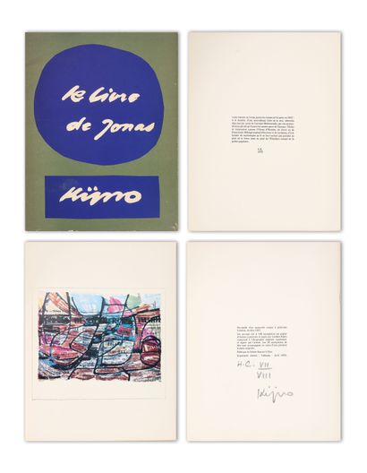  Ladislas KIJNO (1921-2012) Le Livre de Jonas - 1975 Éditions Galerie Sapone Fac-similé... Gazette Drouot