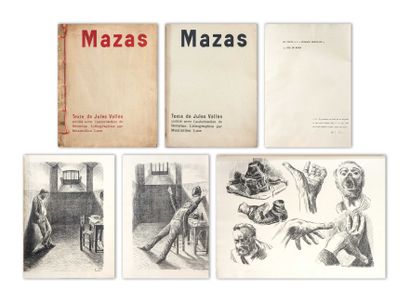  Maximilien LUCE (1858-1941). Mazas - 1894. Textes de Jules VALLES. Éditions L’Estampe... Gazette Drouot
