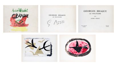  Georges BRAQUE (1882-1963) Le Solitaire - 1959 Textes d'André VERDET Éditions XXe... Gazette Drouot