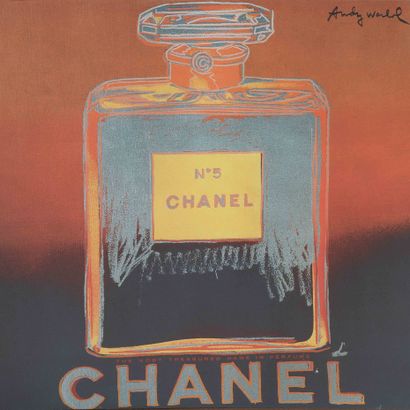  Andy WARHOL (1928-1987), d'après Chanel or Sérigraphie en couleur sur papier Signé... Gazette Drouot