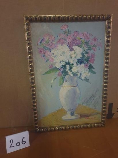 null Raphael DROUART. 1894/1972

Bouquet de fleurs dans un vase piedouche.

Huile...