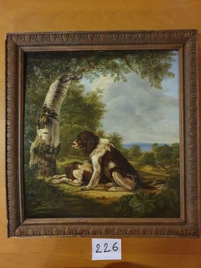 null Camille ROQUEPLAN (Mallemort 1802-1855), attribué à

Epagneul

Deux chiens dans...
