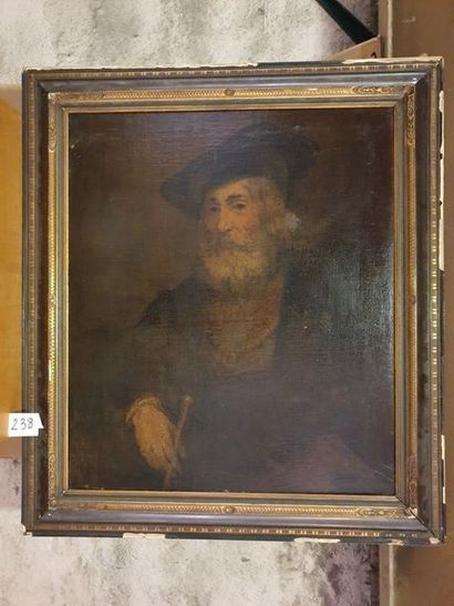 null Ecole HOLLANDAISE du XIXe siècle dans le gout de Rembrandt

Portrait d’un homme...