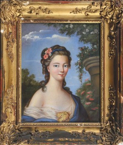 null Ecole française du XIXème siècle, dans le goût d’Elisabeth VIGEE le brun

Portrait...