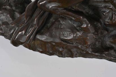 null Antoine Louis Barye (1796-1875) 

Thésée combattant le centaure Biénor Bronze...